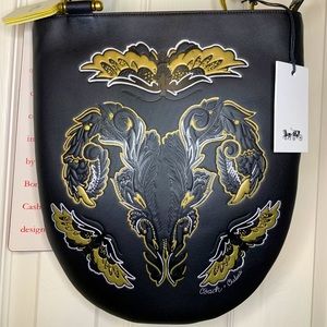 SOLD NWT Coach Sling Bag Chelsea Champlain Tattoo